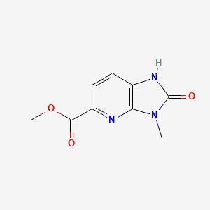 methyl2-hydroxy-3-methyl-3H-imidazo[4,5-b]pyridine-5-carboxylate