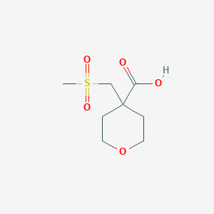 4-(Methanesulfonylmethyl)oxane-4-carboxylic acid