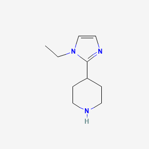 4-(1-ethyl-1H-imidazol-2-yl)piperidine