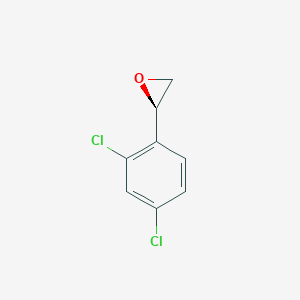 molecular formula C8H6Cl2O B13597004 (2S)-2-(2,4-dichlorophenyl)oxirane CAS No. 141394-11-8