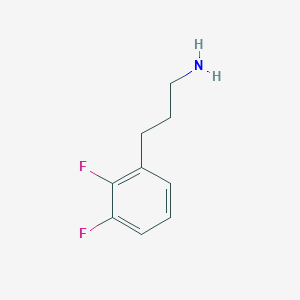 molecular formula C9H11F2N B13597008 3-(2,3-Difluorophenyl)propan-1-amine 