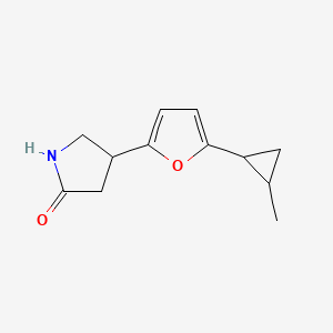 4-(5-(2-Methylcyclopropyl)furan-2-yl)pyrrolidin-2-one