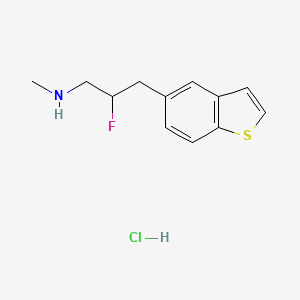 [3-(1-Benzothiophen-5-yl)-2-fluoropropyl](methyl)aminehydrochloride