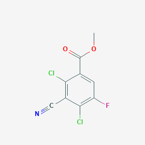 molecular formula C9H4Cl2FNO2 B1359708 2,4-二氯-3-氰基-5-氟苯甲酸甲酯 CAS No. 220035-64-3