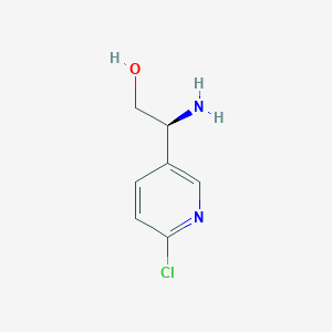 (S)-2-Amino-2-(6-chloropyridin-3-yl)ethan-1-ol