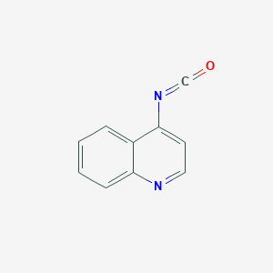 molecular formula C10H6N2O B13597093 4-Isocyanatoquinoline 