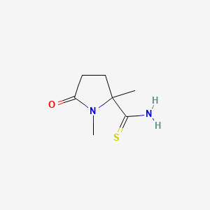 1,2-Dimethyl-5-oxopyrrolidine-2-carbothioamide