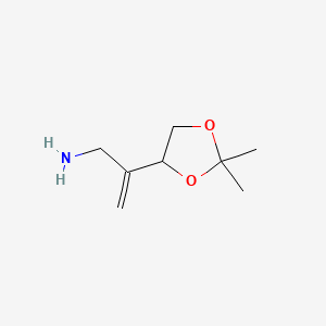 2-(2,2-Dimethyl-1,3-dioxolan-4-yl)prop-2-en-1-amine