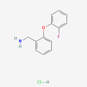 1-[2-(2-Fluorophenoxy)phenyl]methanaminehydrochloride