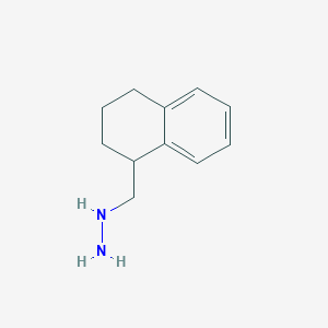 molecular formula C11H16N2 B13597135 ((1,2,3,4-Tetrahydronaphthalen-1-yl)methyl)hydrazine 