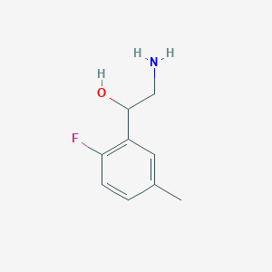 2-Amino-1-(2-fluoro-5-methylphenyl)ethan-1-ol