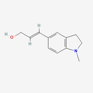 3-(1-Methylindolin-5-yl)prop-2-en-1-ol