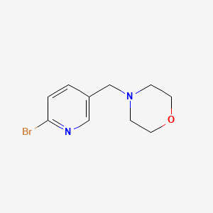 molecular formula C10H13BrN2O B1359722 4-((6-溴吡啶-3-基)甲基)吗啉 CAS No. 364793-93-1