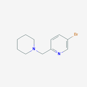 B1359723 5-Bromo-2-(piperidin-1-ylmethyl)pyridine CAS No. 364794-78-5