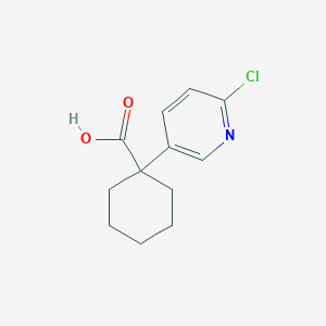 1-(6-Chloropyridin-3-YL)cyclohexane-1-carboxylic acid