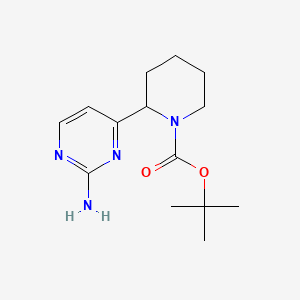 Tert-butyl2-(2-aminopyrimidin-4-yl)piperidine-1-carboxylate