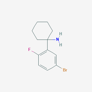 1-(5-Bromo-2-fluorophenyl)cyclohexan-1-amine