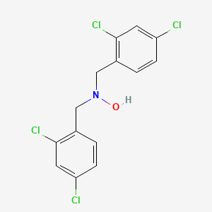 B1359741 N,N-Bis(2,4-dichlorobenzyl)hydroxylamine CAS No. 51850-95-4