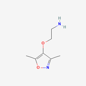 2-((3,5-Dimethylisoxazol-4-YL)oxy)ethan-1-amine