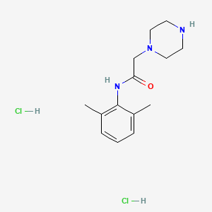 molecular formula C14H23Cl2N3O B13597416 N-(2,6-dimethylphenyl)-2-piperazin-1-yl-acetamide 