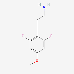 3-(2,6-Difluoro-4-methoxyphenyl)-3-methylbutan-1-amine