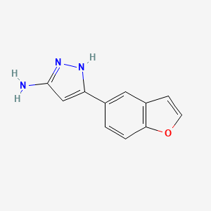 3-Amino-5-(5-benzofuryl)pyrazole