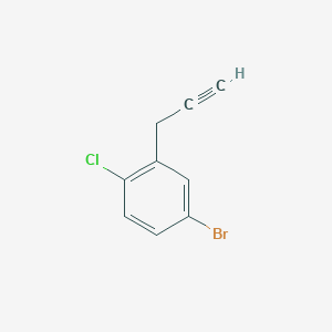 4-Bromo-1-chloro-2-(prop-2-yn-1-yl)benzene