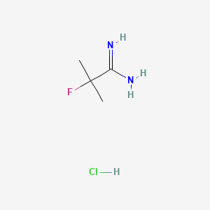 2-Fluoro-2-methylpropanimidamidehydrochloride