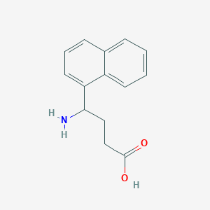 4-Amino-4-(naphthalen-1-yl)butanoic acid