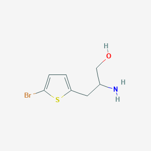 2-Amino-3-(5-bromothiophen-2-yl)propan-1-ol