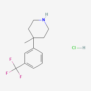 4-Methyl-4-[3-(trifluoromethyl)phenyl]piperidinehydrochloride