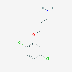 molecular formula C9H11Cl2NO B13597709 3-(2,5-Dichlorophenoxy)propan-1-amine 