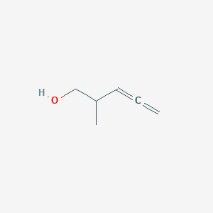 molecular formula C6H10O B13597742 2-Methylpenta-3,4-dien-1-ol 