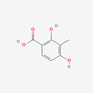 molecular formula C8H8O4 B1359778 2,4-Dihydroxy-3-methylbenzoic acid CAS No. 4707-49-7