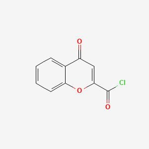 molecular formula C10H5ClO3 B1359781 4-Oxo-4H-1-benzopyran-2-carbonyl chloride CAS No. 5112-47-0