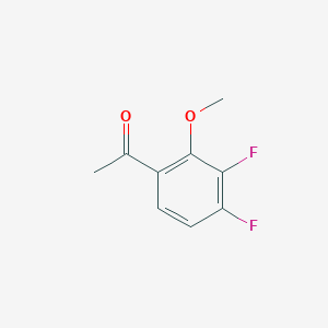 molecular formula C9H8F2O2 B13597839 3',4'-Difluoro-2'-methoxyacetophenone 