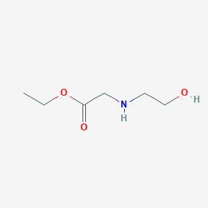 molecular formula C6H13NO3 B13597846 Ethyl (2-hydroxyethyl)glycinate 