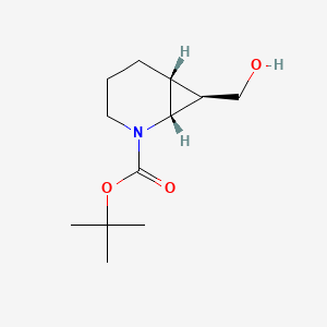 rac-tert-butyl(1R,6R,7R)-7-(hydroxymethyl)-2-azabicyclo[4.1.0]heptane-2-carboxylate