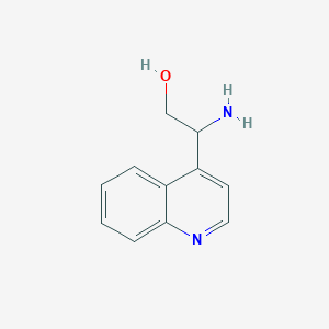 2-Amino-2-(quinolin-4-yl)ethan-1-ol