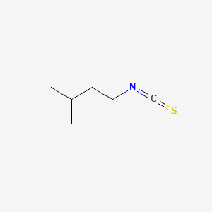 molecular formula C6H11NS B1359788 1-异硫氰酸酯-3-甲基丁烷 CAS No. 628-03-5