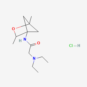 molecular formula C13H25ClN2O2 B13597890 2-(diethylamino)-N-{1,3-dimethyl-2-oxabicyclo[2.1.1]hexan-4-yl}acetamide hydrochloride 