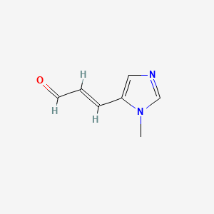 3-(1-Methyl-1h-imidazol-5-yl)acrylaldehyde