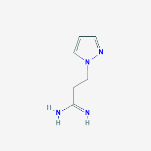 3-(1H-pyrazol-1-yl)propanimidamide