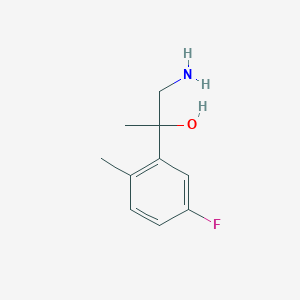 1-Amino-2-(5-fluoro-2-methylphenyl)propan-2-ol