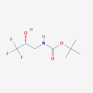 tert-butylN-[(2R)-3,3,3-trifluoro-2-hydroxypropyl]carbamate