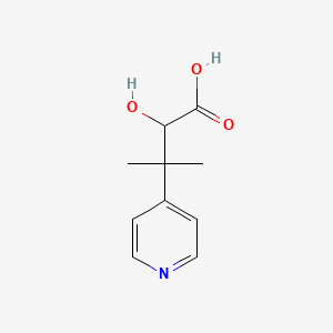 2-Hydroxy-3-methyl-3-(pyridin-4-yl)butanoicacid