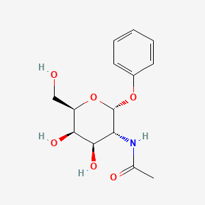 molecular formula C14H19NO6 B1359799 苯基 2-乙酰氨基-2-脱氧-α-D-半乳吡喃糖苷 CAS No. 13089-18-4