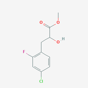 Methyl 3-(4-chloro-2-fluorophenyl)-2-hydroxypropanoate