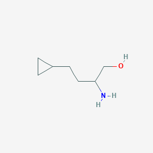 2-Amino-4-cyclopropylbutan-1-ol