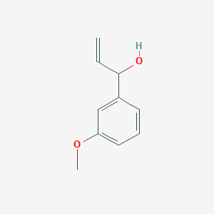 molecular formula C10H12O2 B13598093 1-(3-Methoxyphenyl)prop-2-en-1-ol CAS No. 58824-50-3